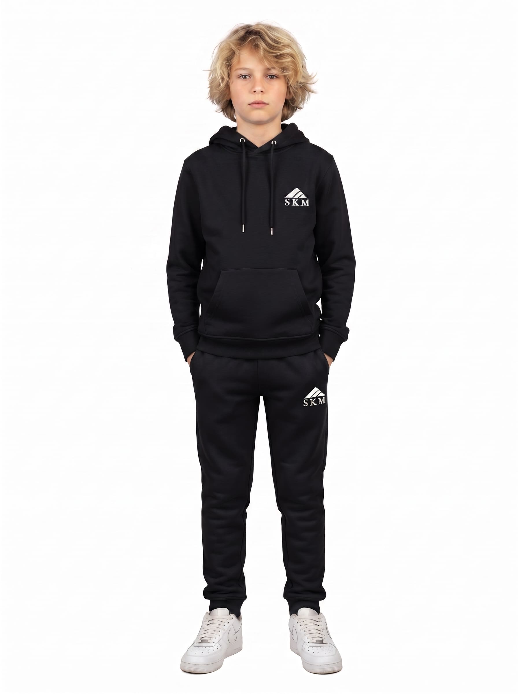 Premium Boys' Sweatshirt Tracksuit | SKM Outlet Black