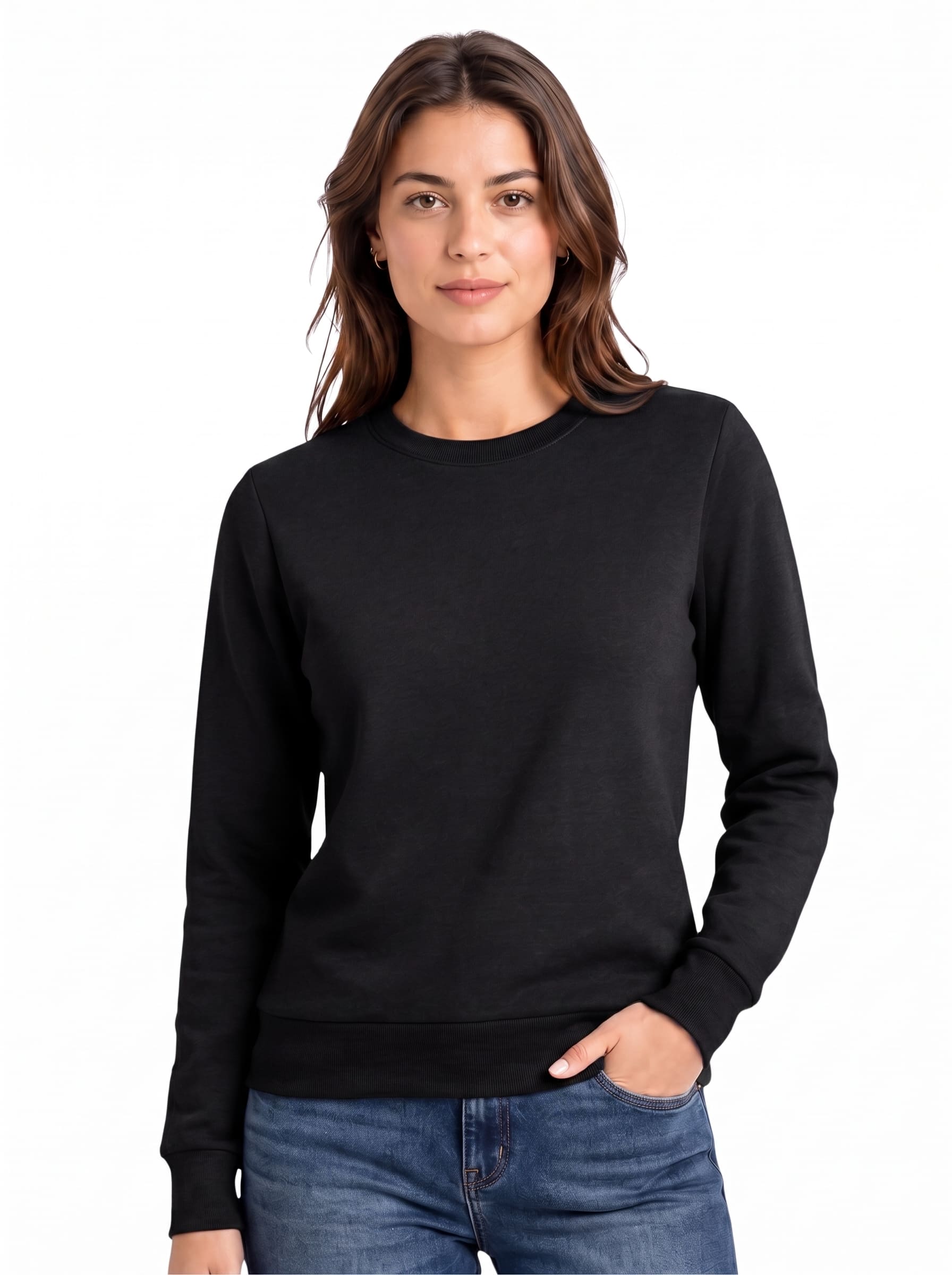 Women's Sweatshirts Pack of 3 | SKM Black