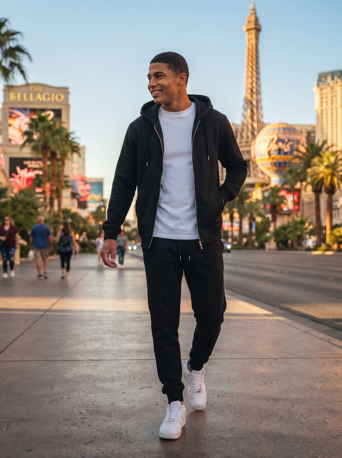 Men Zip Up Hoodie Tracksuit | SKM