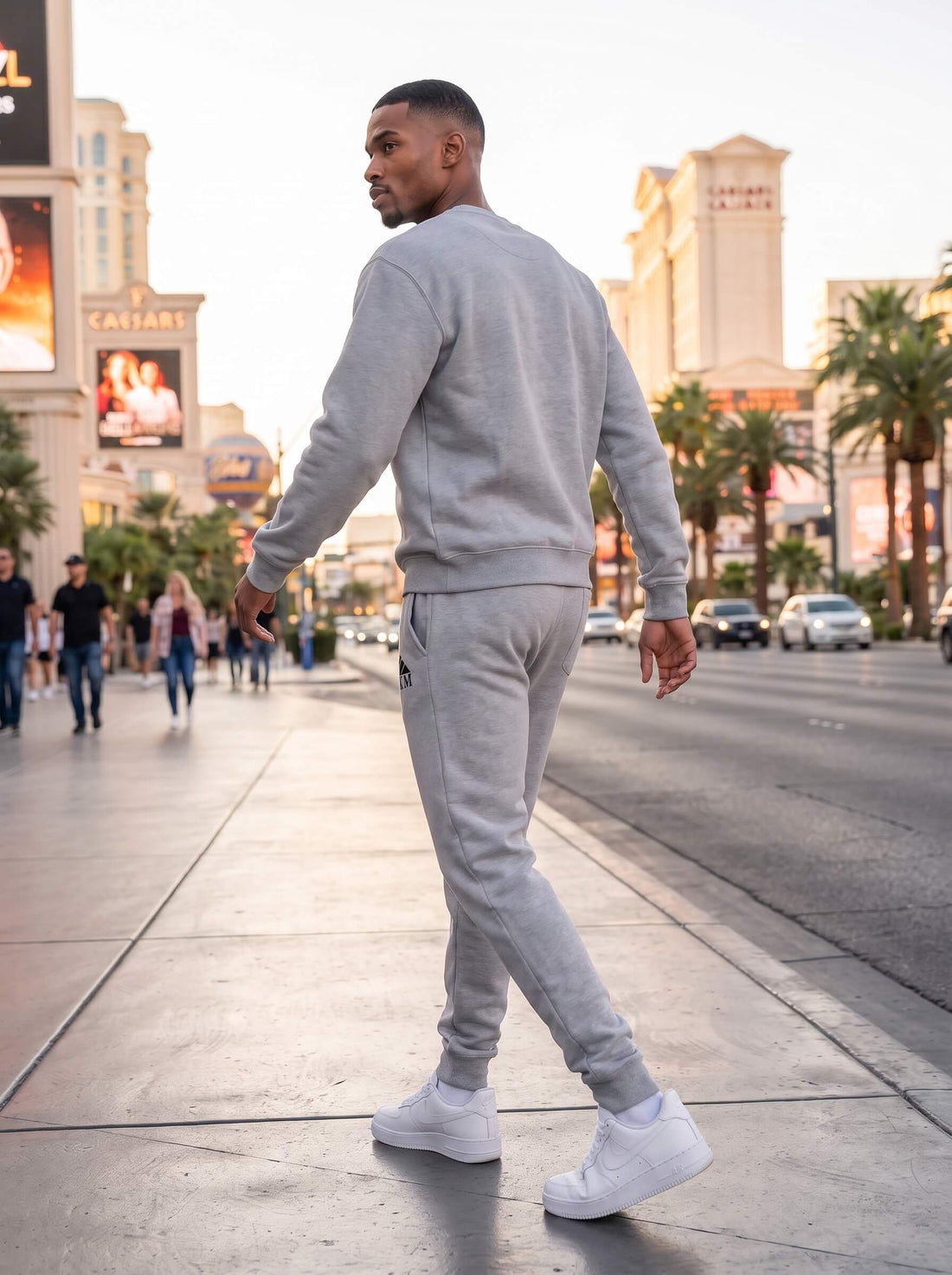 Men Crew Neck Tracksuit | SKM