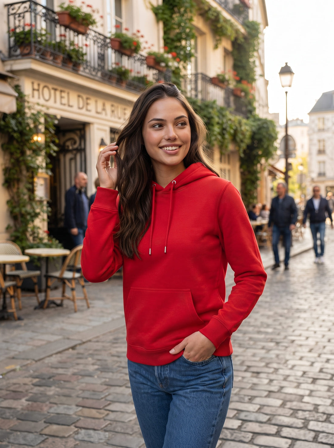 Women's Pullover Hoodies | SKM Red