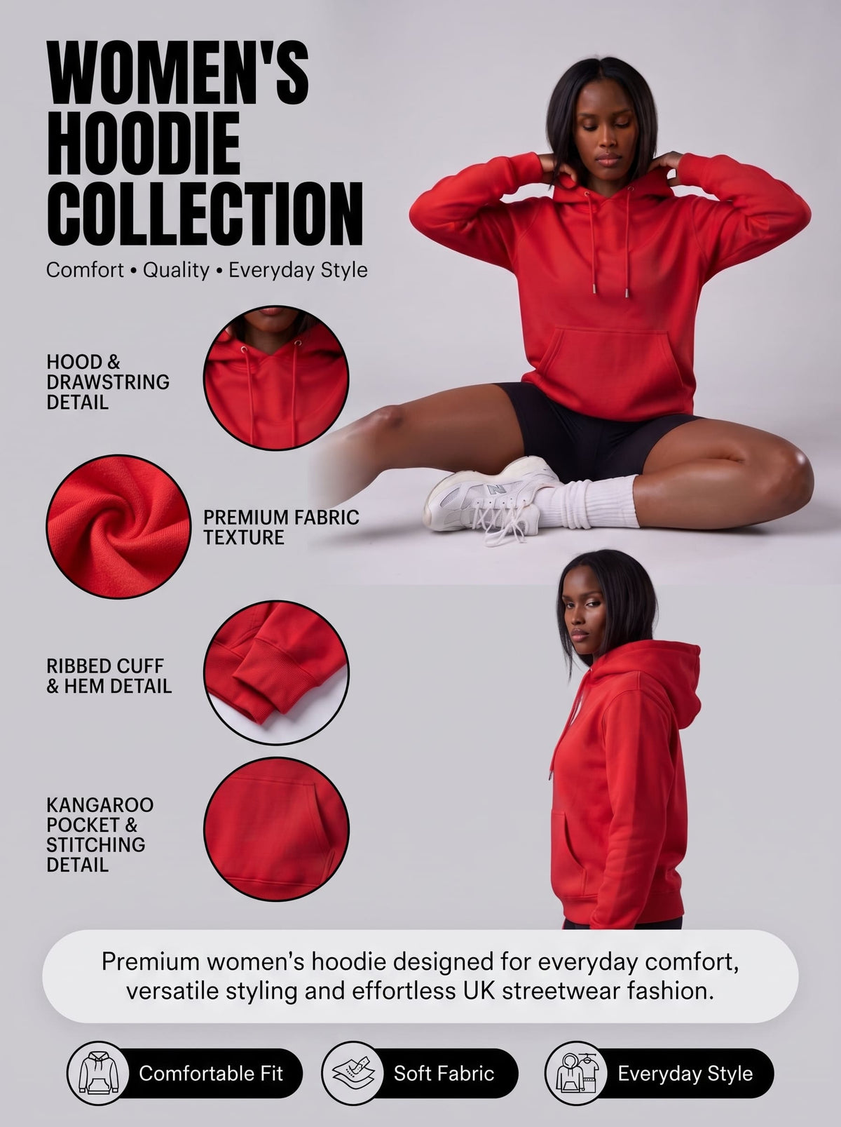 Women Pullover Hoodies | SKM