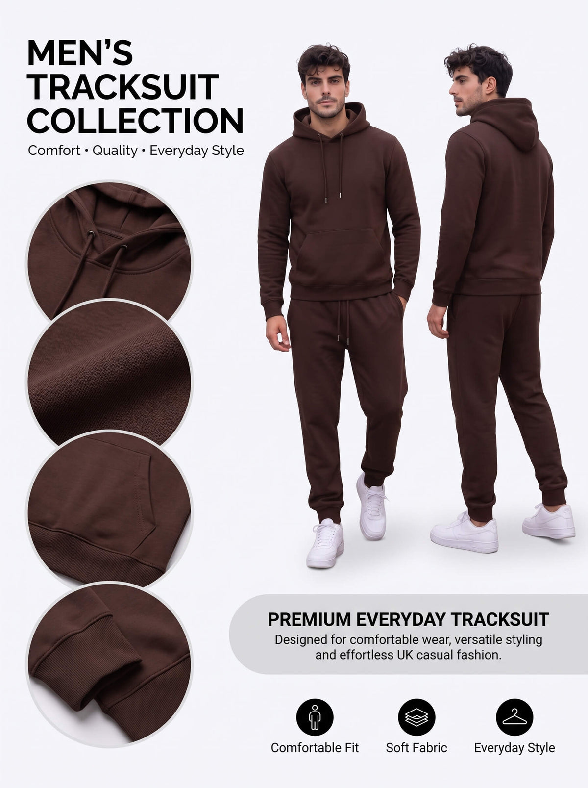 Premium Men Hoodie Tracksuit | SKM
