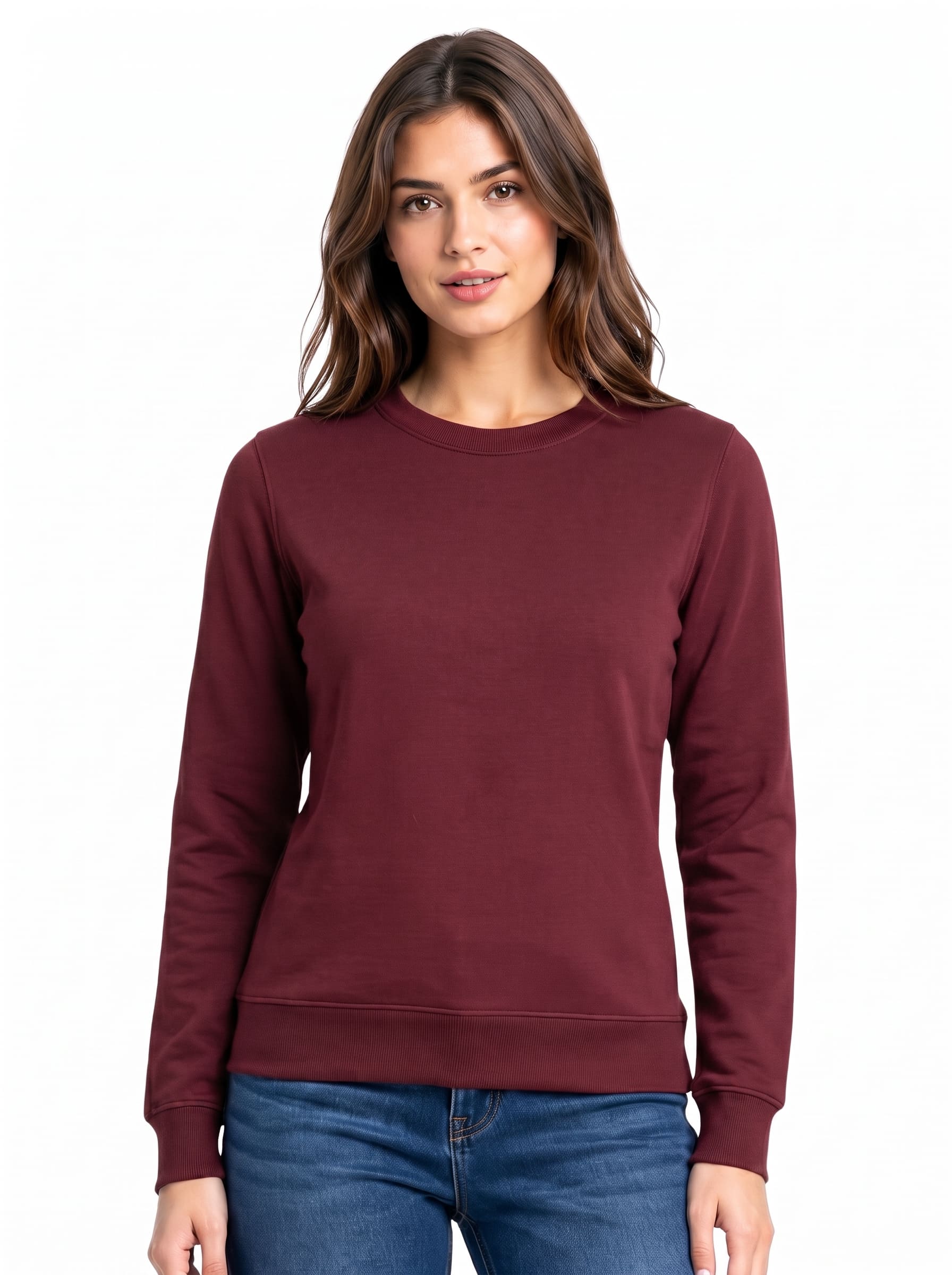 Women's Sweatshirts Pack of 3 | SKM Maroon