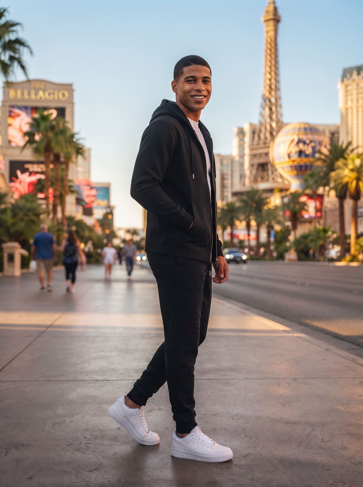 Men Zip Up Hoodie Tracksuit | SKM