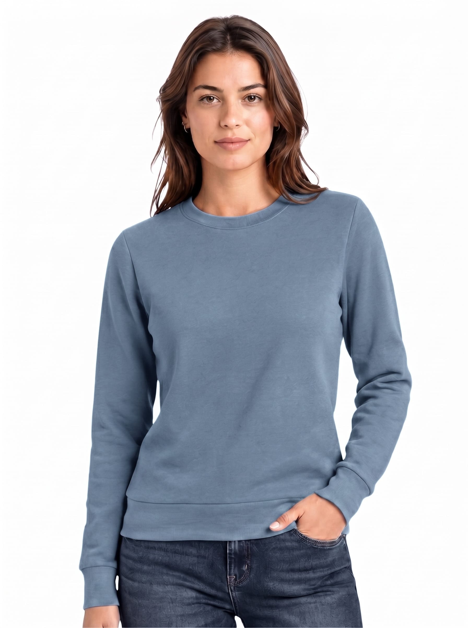 Women's Sweatshirts Pack of 3 | SKM sky blue