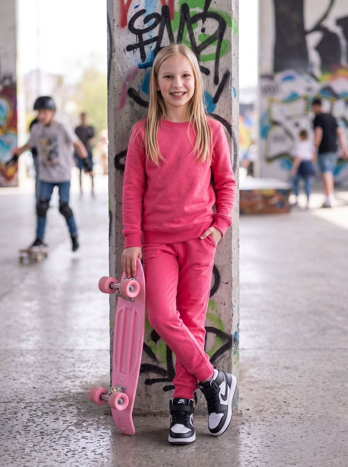 Girls Sweatshirt Tracksuit | SKM