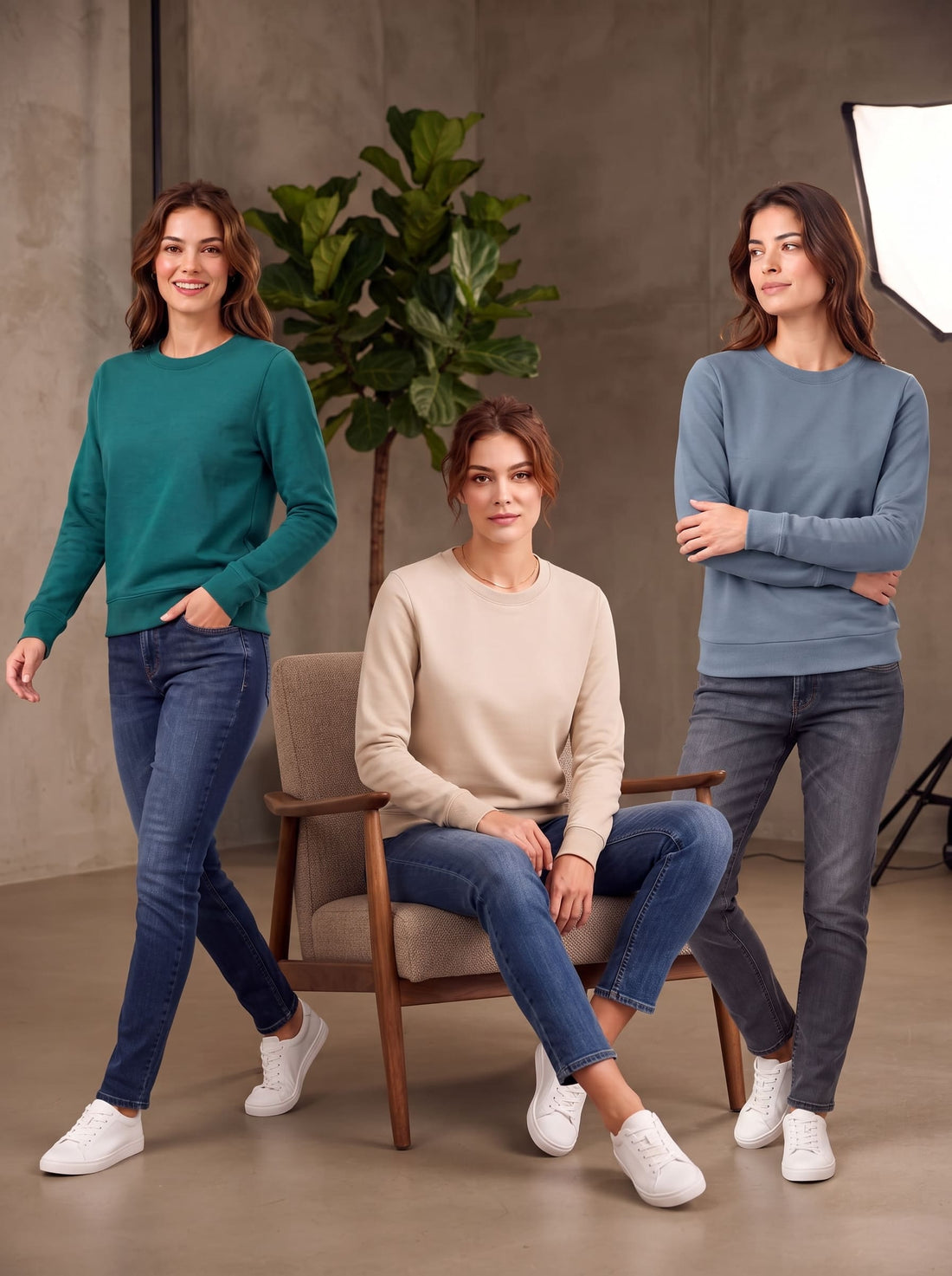 Women's Sweatshirts Pack of 3 | SKM