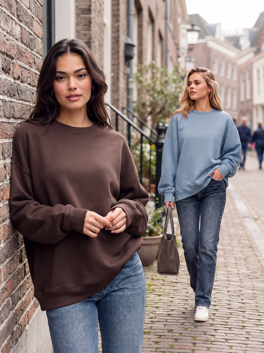 Oversized Women's Sweatshirts Pack of 2 | SKM